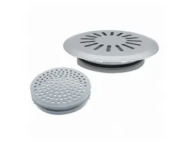 קלין  רשת עגולה לפתח ניקוז כרום (פרח) ספאדיני