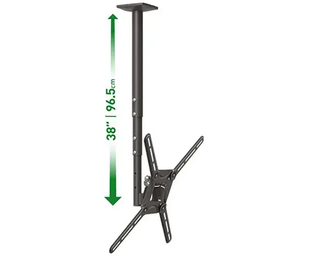 זרוע תקרה 65-29 שחור - זרועות ברקן