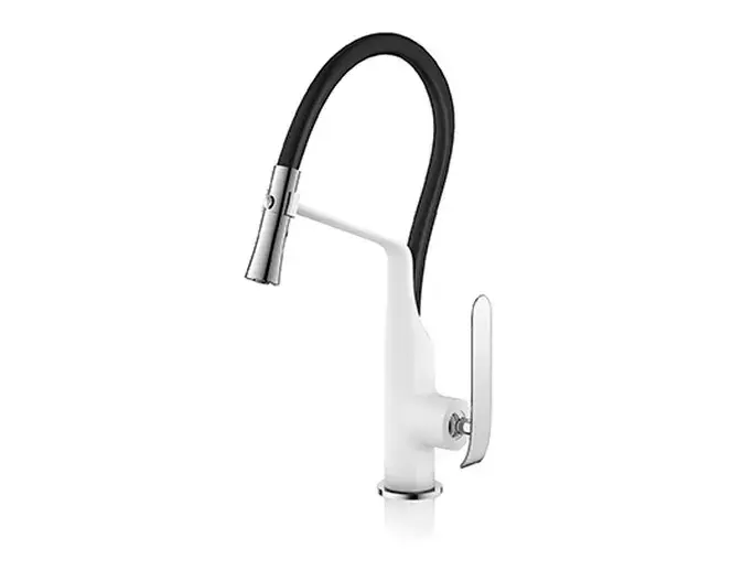 ברז מיקסר מטבח P4 לבן (S5000) שגיב