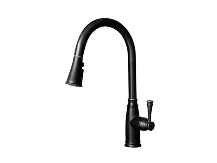 ברז מיקס נשלף כפרי למטבח BLACK BRONZA יועם