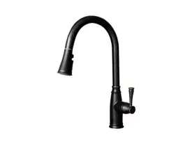 ברז מיקס נשלף כפרי למטבח BLACK BRONZA יועם