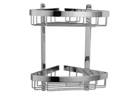 טורינו טופ מדף פינתי דו קומתי אלומניום מצופה כרו ספאדיני