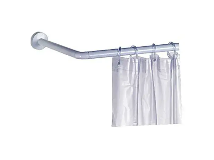 מוט תליה פינתי לוילון אמבטיה 90*90 ס"מ ספאדיני