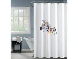 וילון אמבטיה 1.80*1.80 מ' זברה ספאדיני