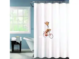 וילון אמבטיה 1.80*1.20 גירף על אופן ספאדיני