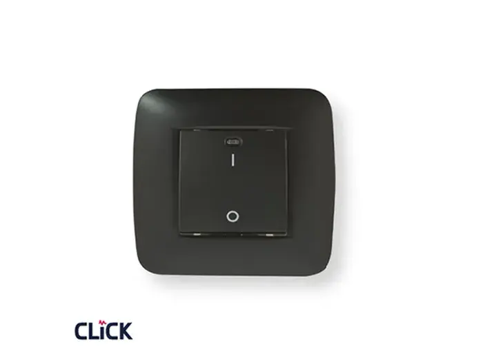 מפסק דוד 2 פול רחב CLICK ק-55 20A תה"ט שחור FETAYA פתיה