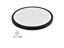 צ.תקרה עגול 45W שחור   קוטר 50 ס"מ FETAYA פתיה