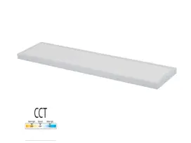 צ.תקרה MICHAELLA מלבני 72W *לבן*120*30 3CCT FETAYA פתיה