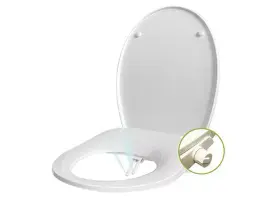 טורנדו בידן - מושב אסלה שמאל לבן ספאדיני