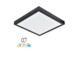 גוף תאורה MICHAELLA מרובע 45W שחור 40*40 3CCT FETAYA