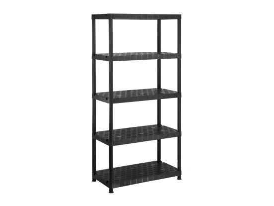 סט 5 מדפים 18" סיגמא/סוואנה שחור כתר KETER