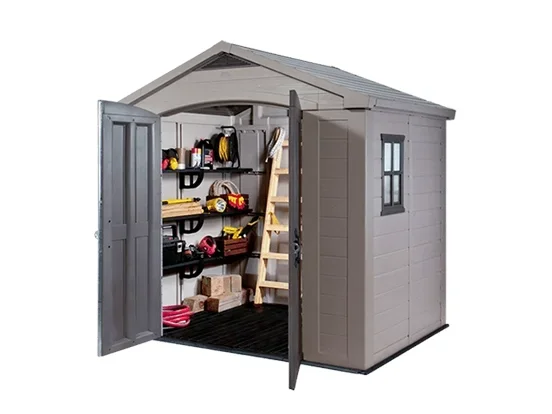 מחסן גינה 6*8 פקטור - חום כתר KETER