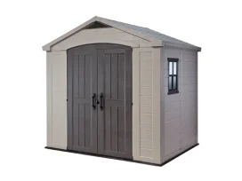 מחסן גינה 6*8 פקטור - חום כתר KETER