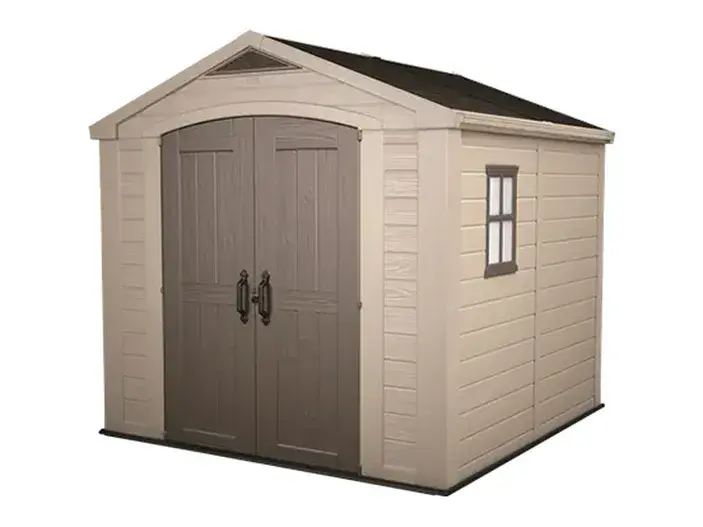 מחסן גינה 8*8 פקטור - חום כתר KETER