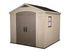 מחסן גינה 8*8 פקטור - חום כתר KETER