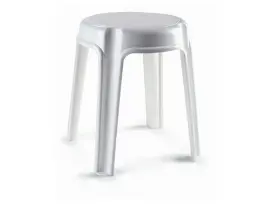 שרפרף 2004 עגול לבן כתר KETER