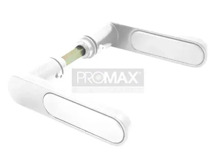 ידית לדלת ביטחון 2000 לבן בבליסטר PROMAX