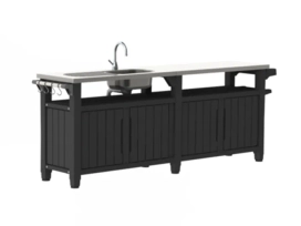 יוניטי שף מטבח חוץ כולל כיור 237 ס"מ UNITY CHEF כתר KETER