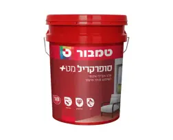 סופרקריל מט + פסטל P 18 ליטר טמבור TAMBUR