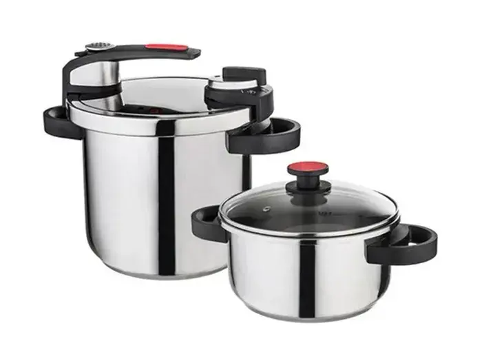 סירי לחץ QUATTRO סט (4) סירים 22 ס"מ 4+7 ליטר מכסה