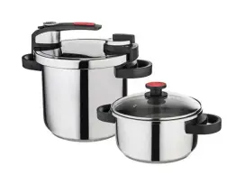 סירי לחץ QUATTRO סט (4) סירים 22 ס"מ 4+7 ליטר מכסה