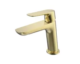 ברז מים קרים גבוה S4000) C4) זהב מוברש שגיב