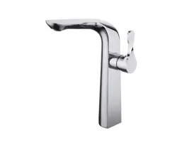 ברז מיקסר לכיור מונח S6000) S1) ניקל מוברש שגיב