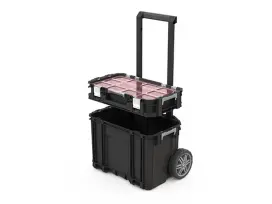 עגלת קונקט + ארגונית - שחור כתר KETER