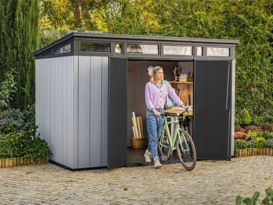 מחסן גינה 7*11 ארטיזן אפור - כתר KETER