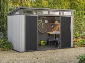 מחסן גינה 7*11 ארטיזן אפור - כתר KETER