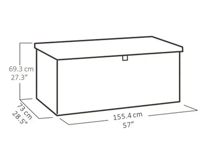 ארגז אחסון 625 נורטווד - חום כתר KETER