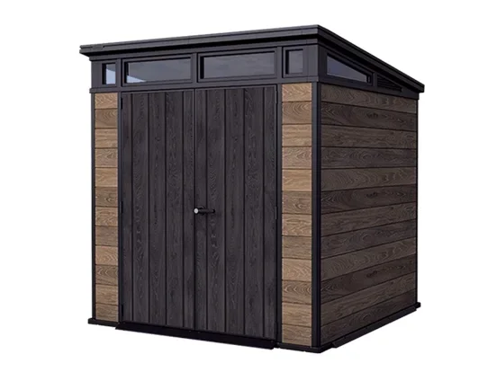 מחסן גינה דקו 7*7 פנט אגוז - כתר KETER