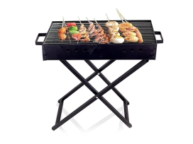 מנגל פחמים רגליים מתכוונות שחור 33*112 ס"מ ALI SLAMY