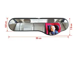 מראה פנורמית צורנית 30 ס"מ הדר רוזן HR