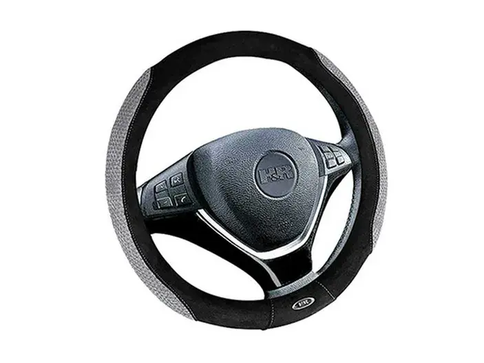 כיסוי הגה אינפיניטי  אפור HR