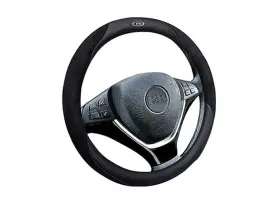 כיסוי הגה רייסינג  שחור HR