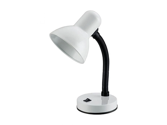 מנורת שולחן GARDA E27 לבן SEMICOM