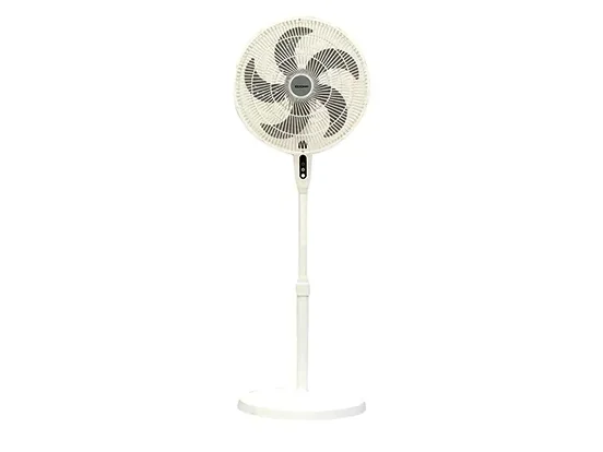 מאוורר עמוד לבן בסיס עגול "ECOEURO 50W 16