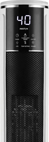 תנור מגדל (חימום) קמין 2000W  כולל שלט ECO EURO