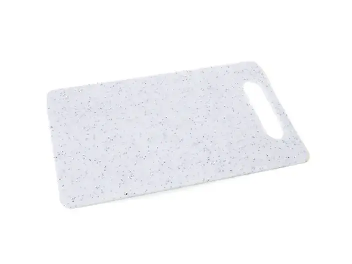 קרש חיתוך לבן דגם שיש 19*25 ס" סולתם SOLTAM