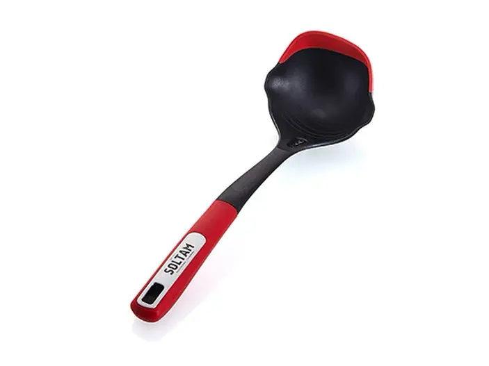 מצקת ניילון שחורה בשילוב סיליק סולתם SOLTAM