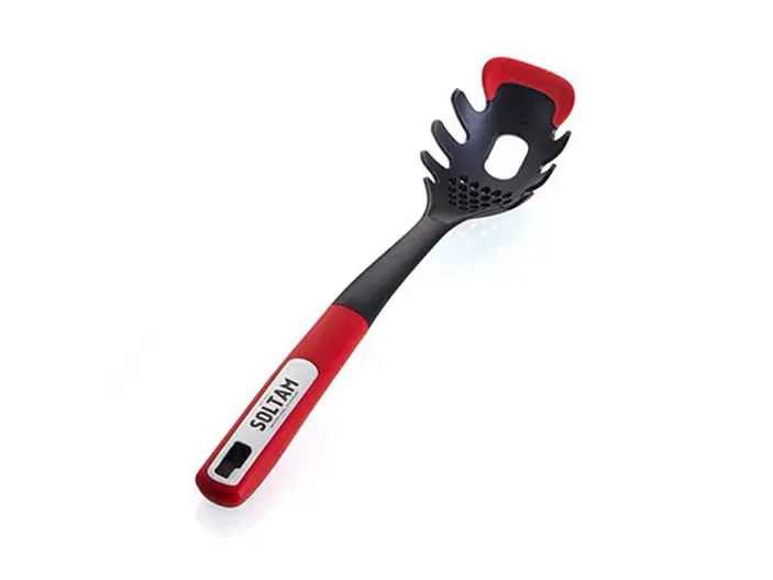 כף פסטה ניילון שחורה בשילוב סי סולתם SOLTAM