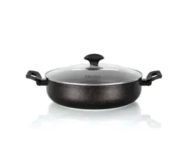 סוטז' 5.3*26 ס"מ 2.4 ליטר OPTIMA  ציפוי שיש ידית שחורה סולתם SOLTAM