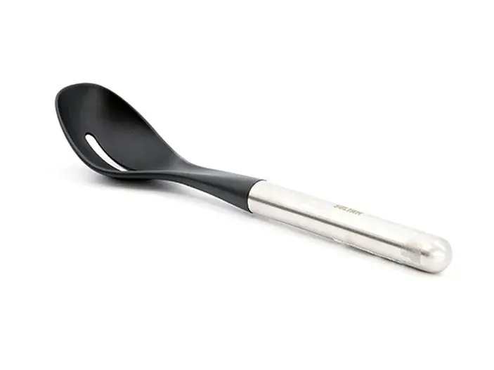 כף מחורצת ניילון ידית נירוסטה סולתם SOLTAM