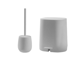 סט אמבטיה 2 חלקים לבן ALI SLAMY