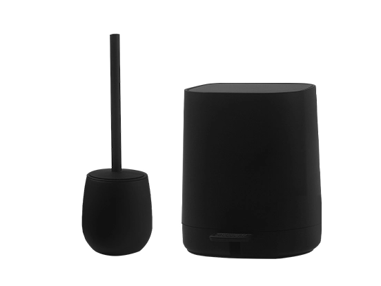 סט אמבטיה 2 חלקים שחור ALI SLAMY