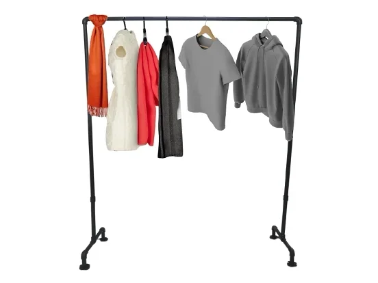 מתלה בגדים שחור ALI SLAMY