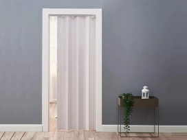 דלת אקורדיון 80/205/6 לבן HOMESTYLE