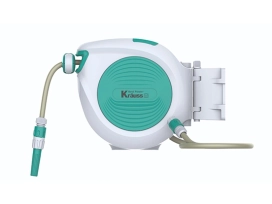 גלגלת אוטמטית + צינור השקייה 42 מטר KRAUSS