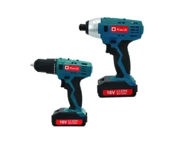 סט אמפקט + מברגה ליתיום 16V KONISHI